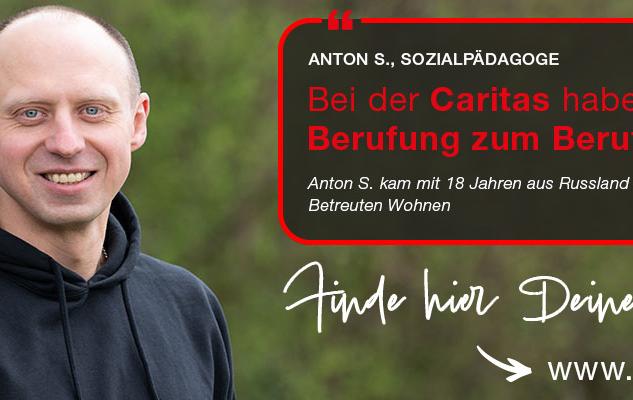Mitarbeiterkampagne Anton (c) caritas Mitarbeiterkampagne Anton