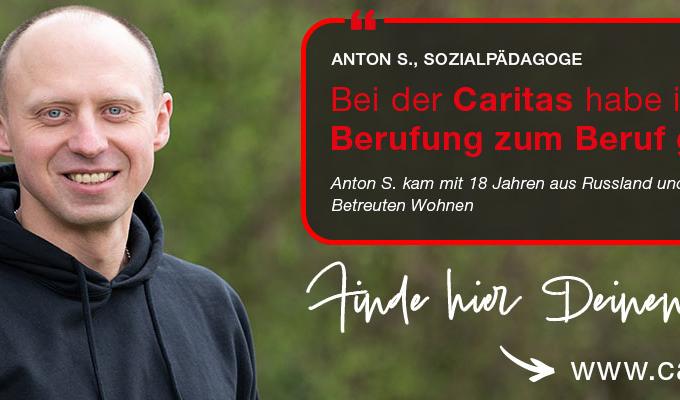 Mitarbeiterkampagne Anton (c) caritas Mitarbeiterkampagne Anton