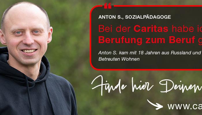 Mitarbeiterkampagne Anton (c) caritas Mitarbeiterkampagne Anton